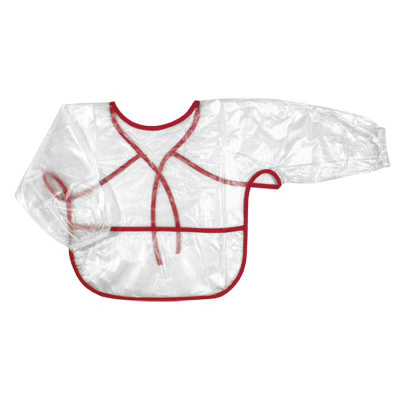1004516 - Babetal plástico transparente con mangas y bolsillo, varios colores.