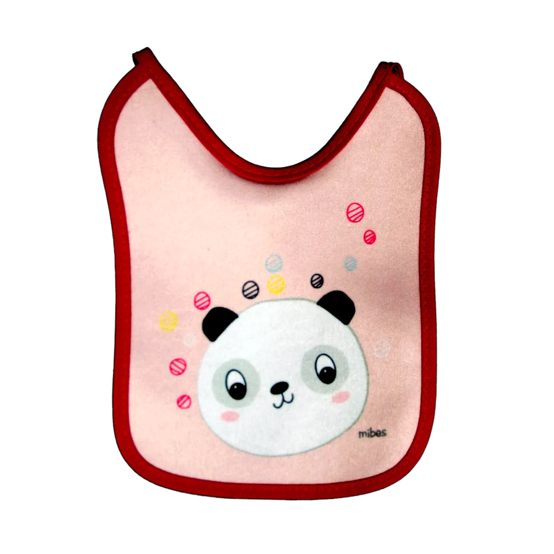 1003016 - Pack x 3 baberos chicos con tira, sublimados "Happy Days".
