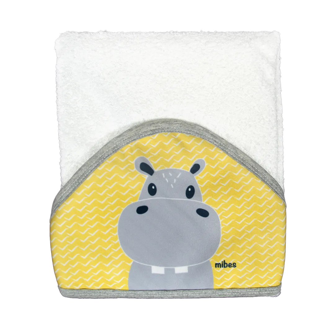 1006624 - Toall&oacute;n con capucha sublimada "Caritas de Animales"