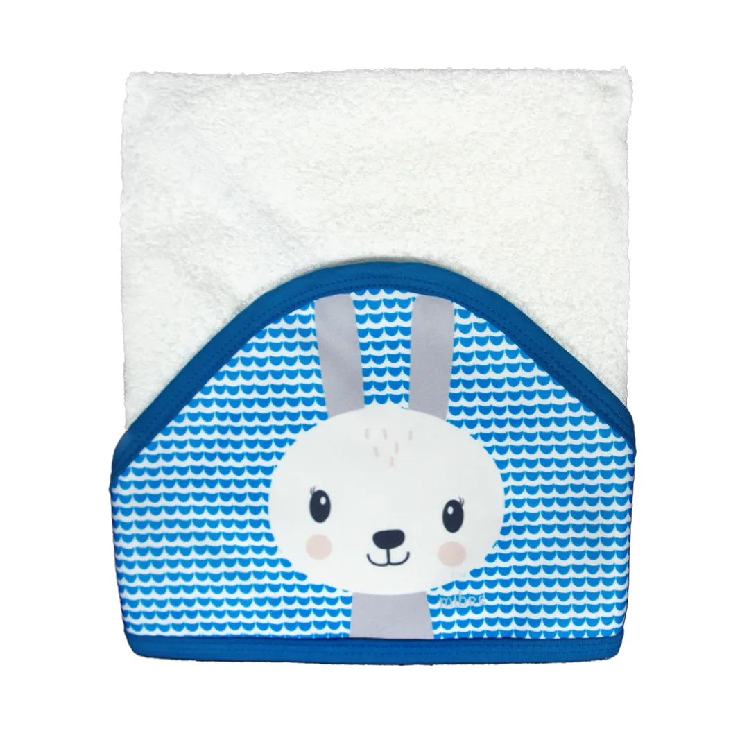 1006624 - Toall&oacute;n con capucha sublimada "Caritas de Animales"