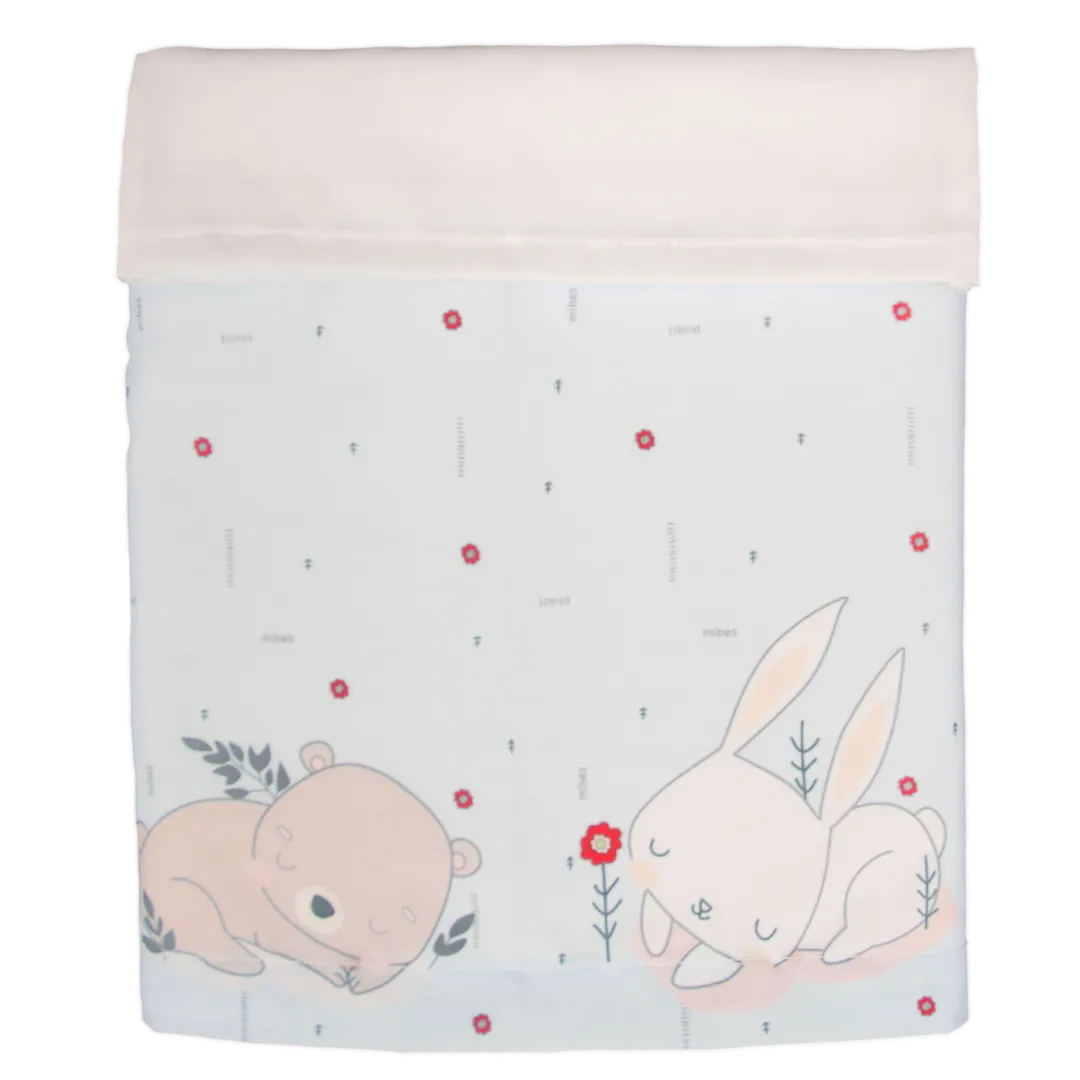 1014121 - S&aacute;bana par cuna funcional con guarda sublimada "Dream Big". 