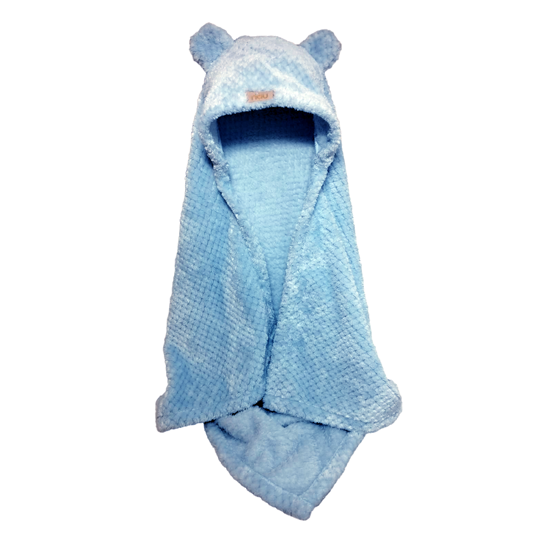 9026137 - Manta coral, capucha con orejitas "Honey"&nbsp;(0.65x0.70m)
